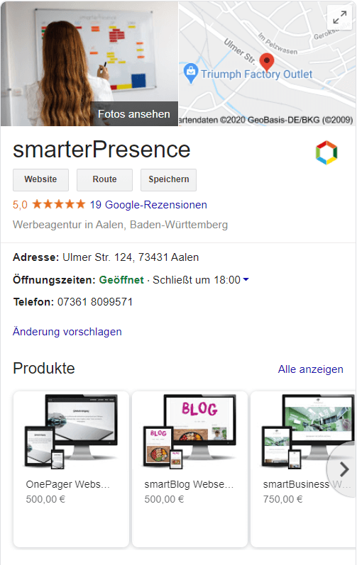 Google MyBusiness Profile