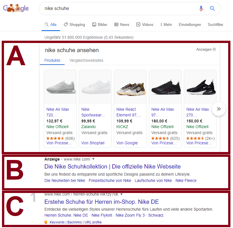 Suchergebnisse zu "Nike Schuhe"